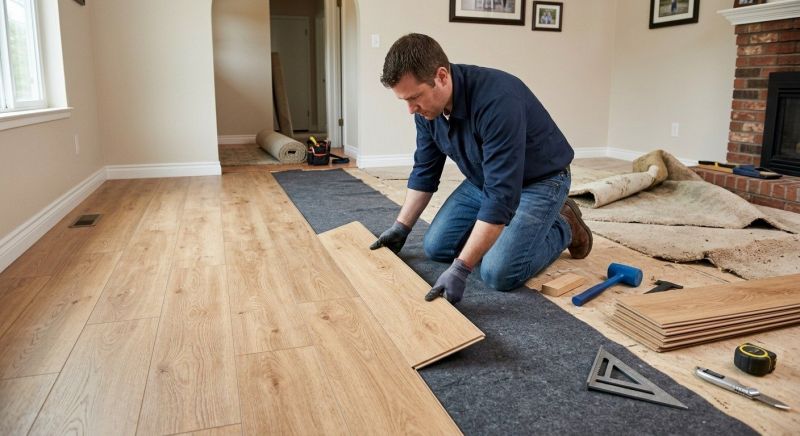 Laminate Floor Remodeling in North Bergen, NJ
