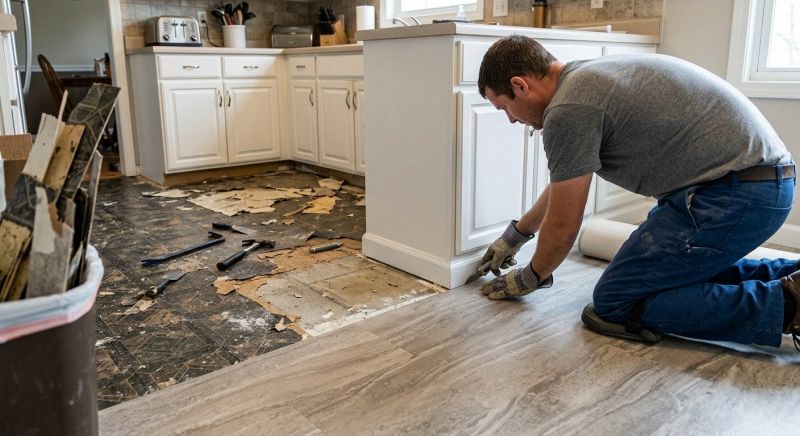 Linoleum Floor Installation in South Hackensack, NJ