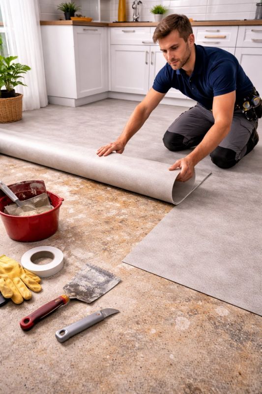 Linoleum Floor Installation in Union County, NJ