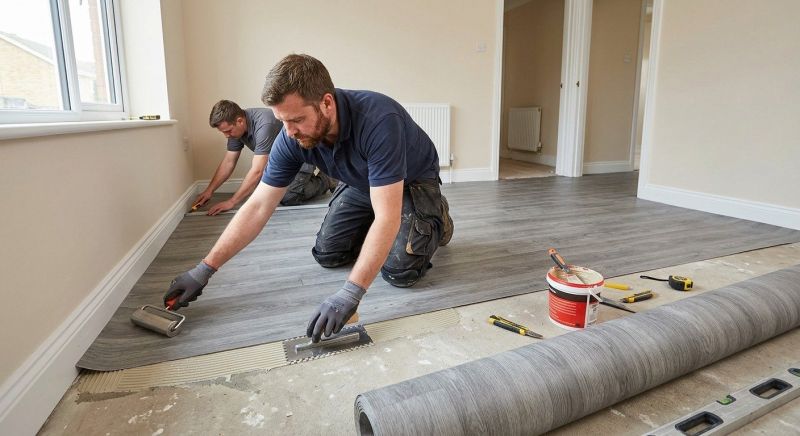 Sheet Flooring Installation in Woodbridge, NJ
