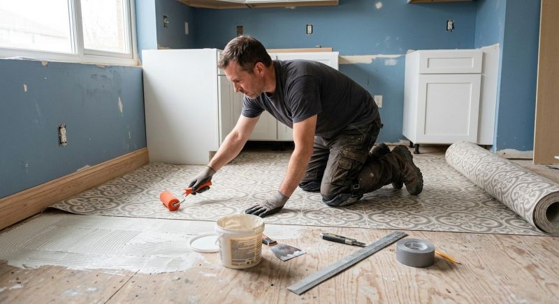 Sheet Linoleum Installation in Spring Valley, NY