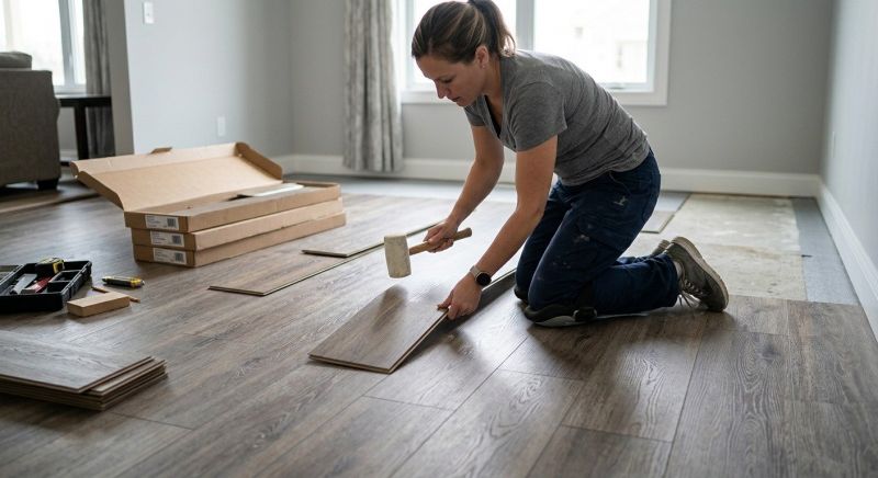 Vinyl Plank Floor Installation in North Bergen, NJ