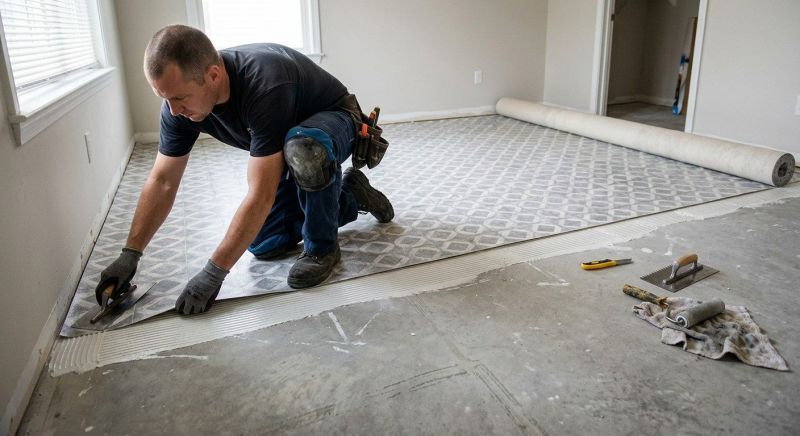 Sheet Vinyl Installation in West Hempstead, NY